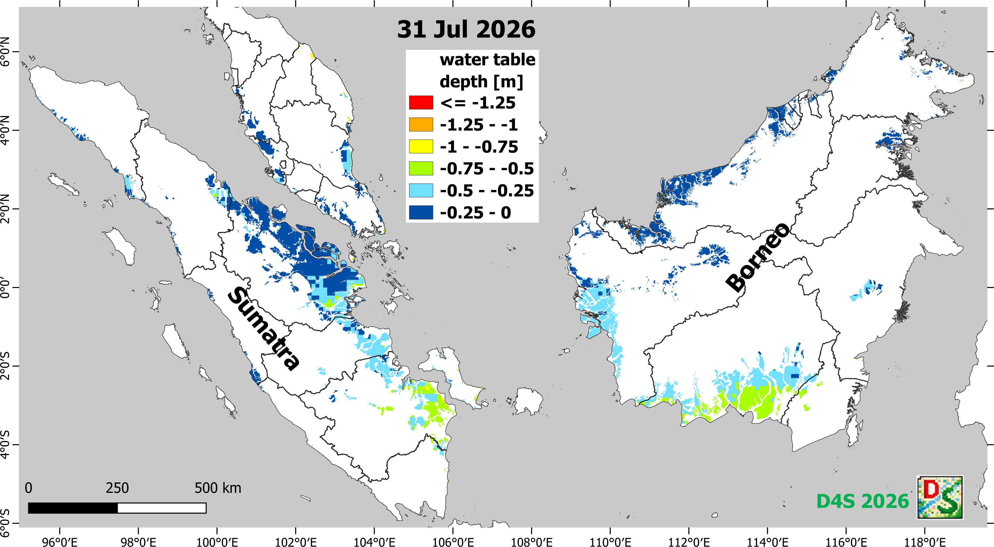 2026 water table depth map